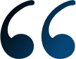 Decorative quotation marks icon in dark blue, representing testimonials or patient reviews for 901 Dental.